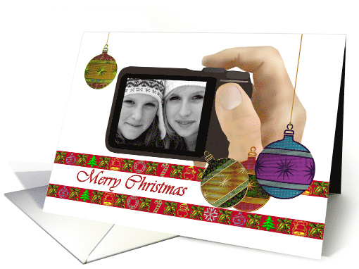 Christmas Photocard Precious Memories Captured On Camera card (938776)