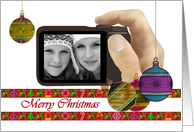 Christmas Photocard Precious Memories Captured On Camera card