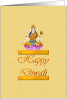 Diwali The Goddess Lakshmi card