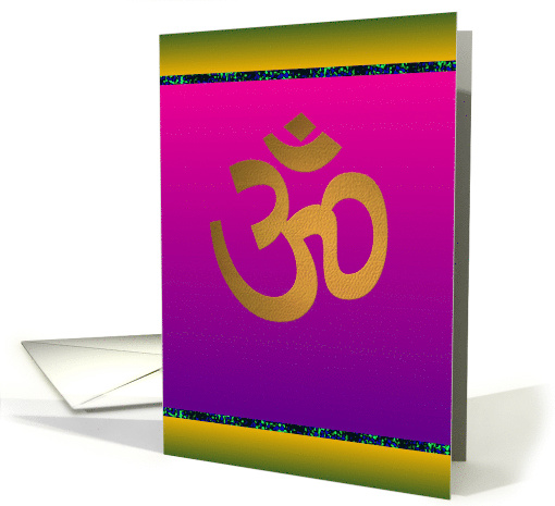 Om A Mystical Sound Of Sanskrit Origin card (940558)