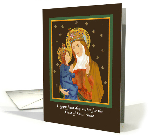 Happy Feast Of St. Anne St. Anne And Mary card (943099)
