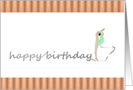 Rhythmic Gymnastics Birthday card