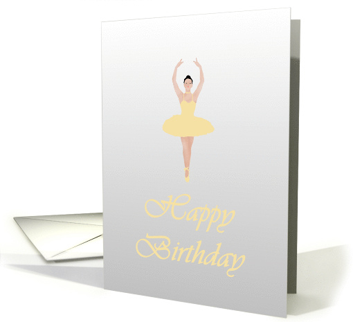 Birthday Pretty Ballerina card (946075)