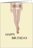 Birthday For Her Catwalk Legs card