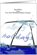 Customizable Greetings Windshield Repair Company to Customers card