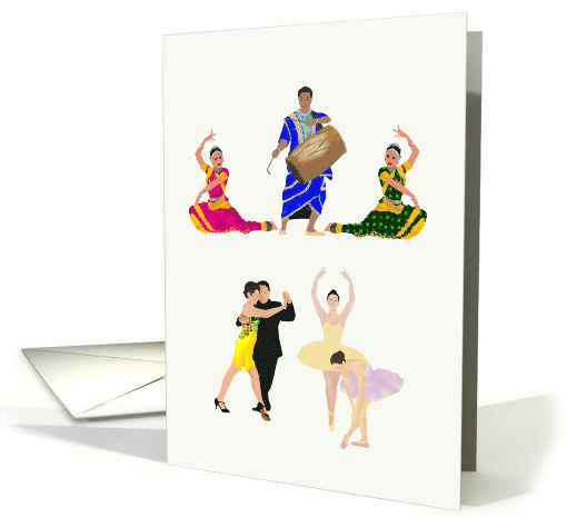 Elegant Dances Blank card (952573)