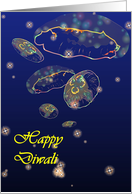 Pretty Lights from Nature’s Amazing Creatures, Diwali card
