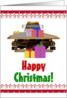 Rollback Wrecker Christmas, Mighty Heavy Presents card