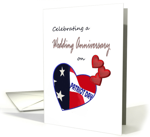 Wedding Anniversary on Patriot Day With Loving Memories card (960269)