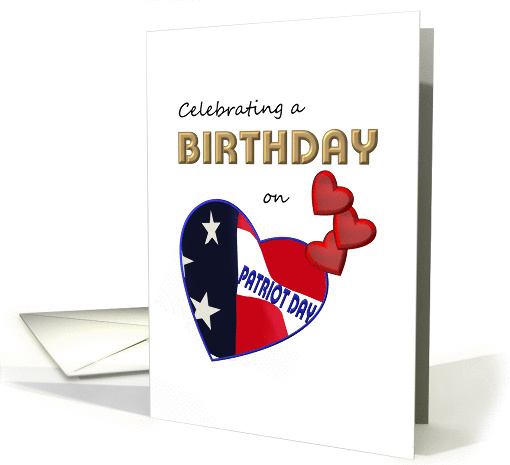 Birthday on Patriot Day, With loving memories card (960275)