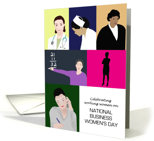 National Business Women's Day Professional And Business Women card