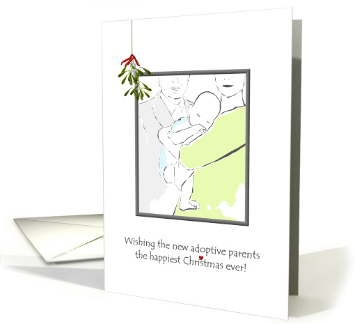 Wishing New Adoptive Parents a Happy Christmas card (964687)