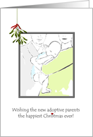 Wishing New Adoptive Parents a Happy Christmas card