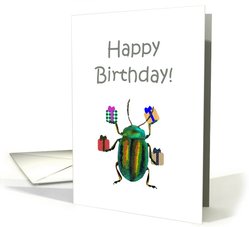 Birthday, Beetle greeting card (964853)