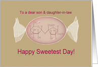 Sweetest Day for Son and Daughter-in-Law Sugar in its Purest Form card