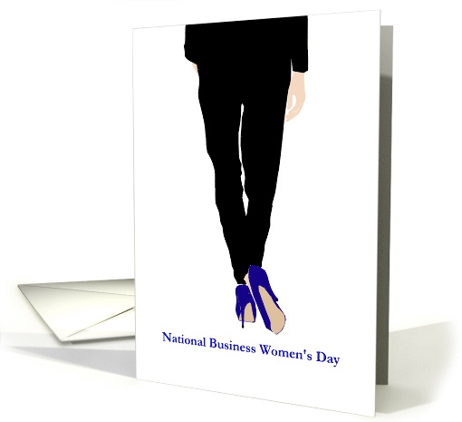 National Business Women's Day Working Women card (966351)