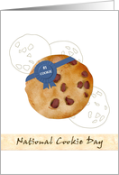 National Cookie Day Number 1 Cookie card