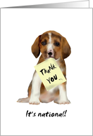 National Thank You Day Thank You from the Heart card