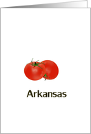 Arkansas Pink Tomato State Fruit and Vegetable Symbol Blank card