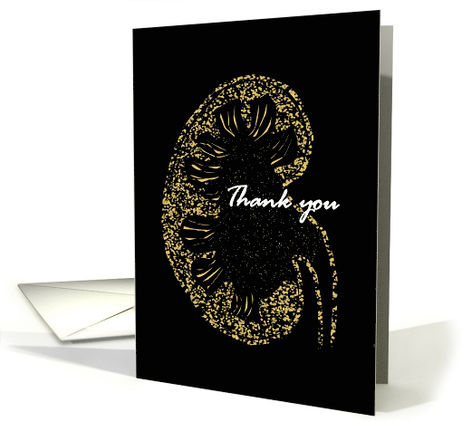 Thank You to Urologist Illustration of Renal Imaging card (977475)