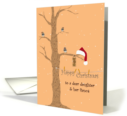 Christmas Greeting for Daughter and Fiance Waiting for Christmas card