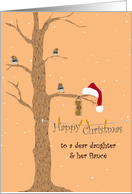 Christmas Greeting for Daughter and Fiance Waiting for Christmas card