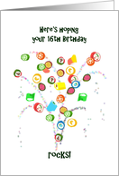 Sweet 16th Birthday Rock Candy Galore card