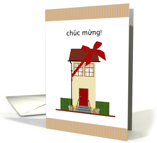 Congratulations in Vietnamese New House card (984147)