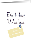 Birthday for Nephew Warm Wishes card
