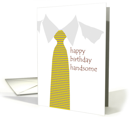 Birthday for Him, collar and tie card (985733)