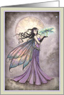 Night Dragonfly - Fairy Art card