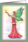 Christmas Fairy with Glowing Star card