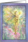 Golden Star Fairy Fantasy Art by Molly Harrison card