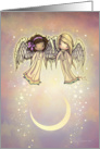 Angel Friends Happy Holidays Sweet Angels in the Stars card