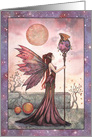 Fairy and Dragon Blank Card Any Occasion by Molly Harrison Art card