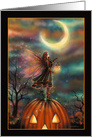 Halloween Card All Hallows’ Eve Fairy and Jack-o-Lantern card