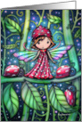 Cute and Whimsical Ladybug Fairy by Molly Harrison card