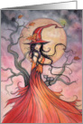 Halloween Witch Autumn Magic by Molly Harrison card