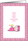 Girl Baby Shower Card - Pink card