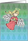 Sweet Little Christmas Angel Card