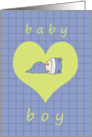 Congratulations! Baby Boy card - Sweet Little Baby card