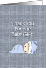 Thank You for the Baby Gift - Cute Baby Card