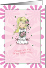 Flower Girl Invitation - Will You Be my Flower Girl? card