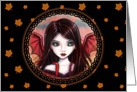 Halloween Card - Little Vampire Fairy card