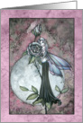 Thank You Card - Rose Fairy in Watercolor card