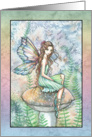 Thinking of You Card - Garden Fairy card
