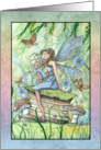 Thank You Card - Fairy and Butterflies card