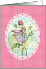 Blank Any Occasion Card - Fairy and Bunny Fairy card