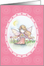 Cute Fairy with Star, Blank Any Occasion Card