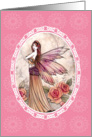 Thank You Card - Lovely Rose Fairy card